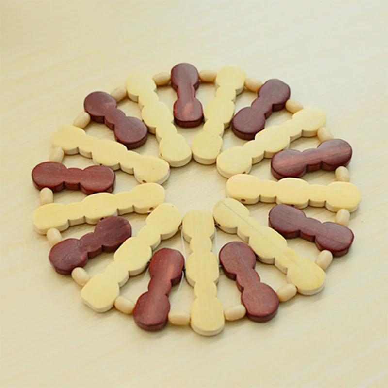 1 шт. 3 шт./компл. бамбуковые коврики прокладки салфетки изоляционные против