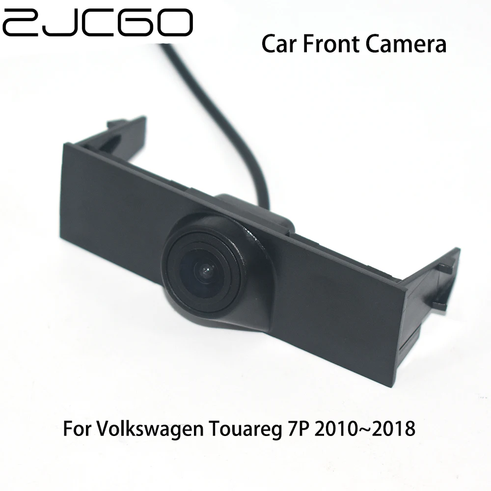 ZJCGO CCD HD автомобильная парковочная камера с логотипом для Volkswagen Touareg 7P 2010 2011 2012 2013