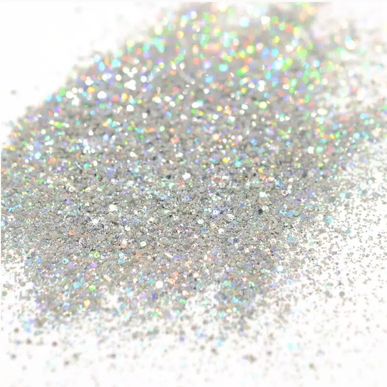 Новый продукт лак для ногтей Блестящий лазерный порошок Волшебное зеркало