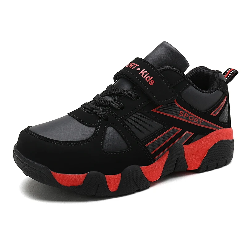 

High Quality Children Shoes Boys Sneakers Waterproof PU Toddler Kids Running Shoes Non-slip Sneakers Girls Walking Tenis Shoes