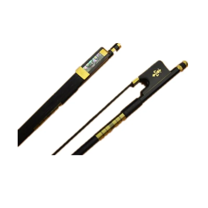 

1pcs Professional black Carbon fiber Cello bow 4/4,black Horsehair