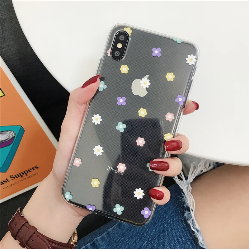 Милыми любящими сердцами Цветы Чехол для мобильного телефона iphone 12 11 Pro max X XR XS