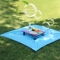 waterproof beach blanket folding pocket camping mat mattress portable lightweight outdoor beach mat