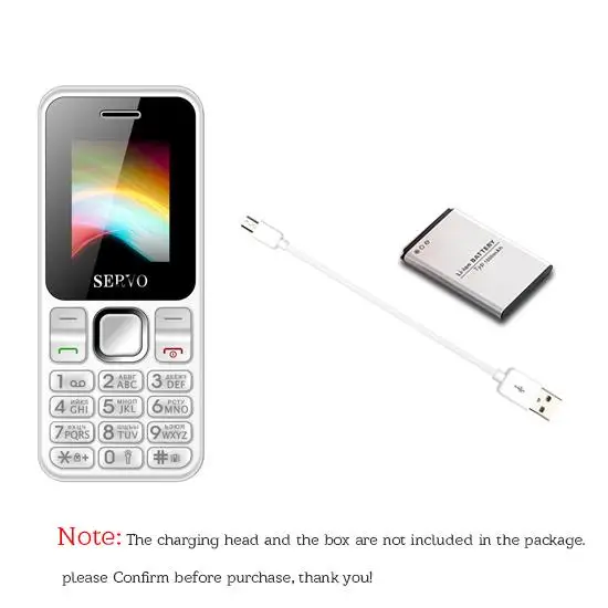 Мобильный телефон SERVO V8210 с двумя sim-картами, 1,77 дюймов, GPRS, вибрация, FM, GSM, Bluetooth, низкий уровень радиации, мобильные телефоны с русской клавиатурой - Цвет: white without box