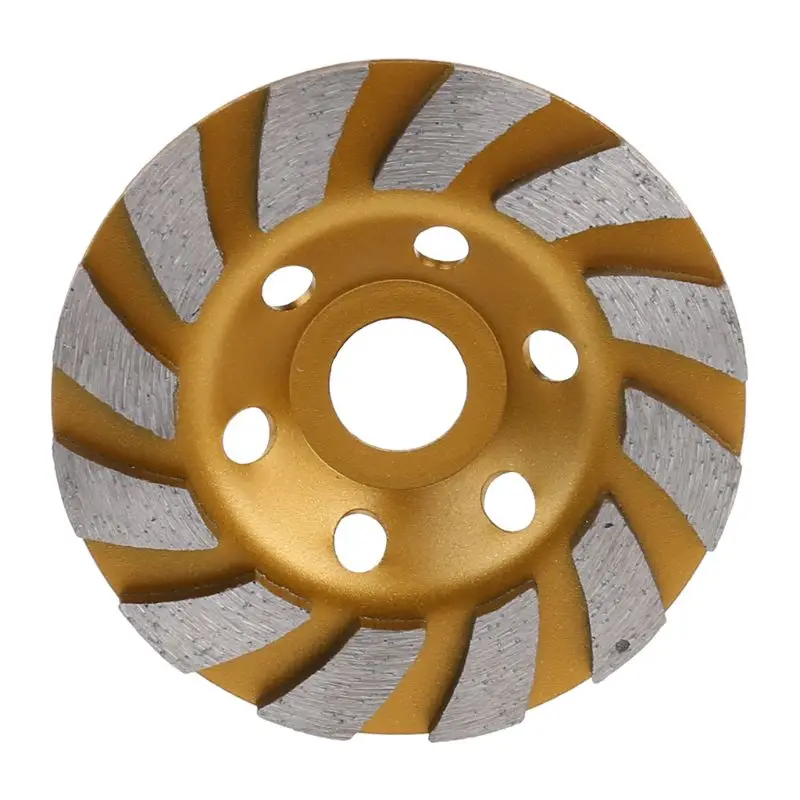 

4" Diamond Cup Grinding Wheel Segment Heavy Duty Turbo Row Concrete Grinding Wheel Disc for Angle Grinder