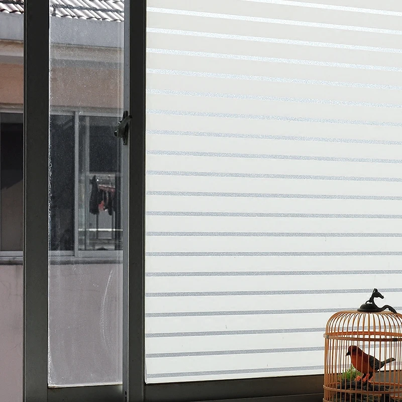Оконная пленка с рисунком жалюзи статическая липкая защита конфиденциальности