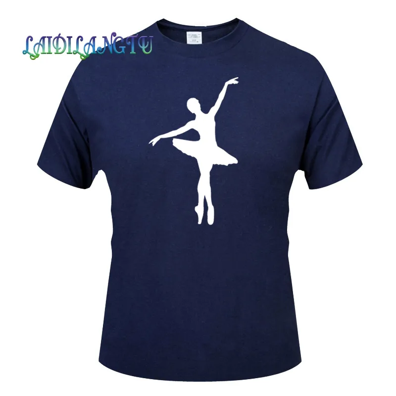 Новейший дизайн модная летняя футболка с изображением балерины танцовщицы для