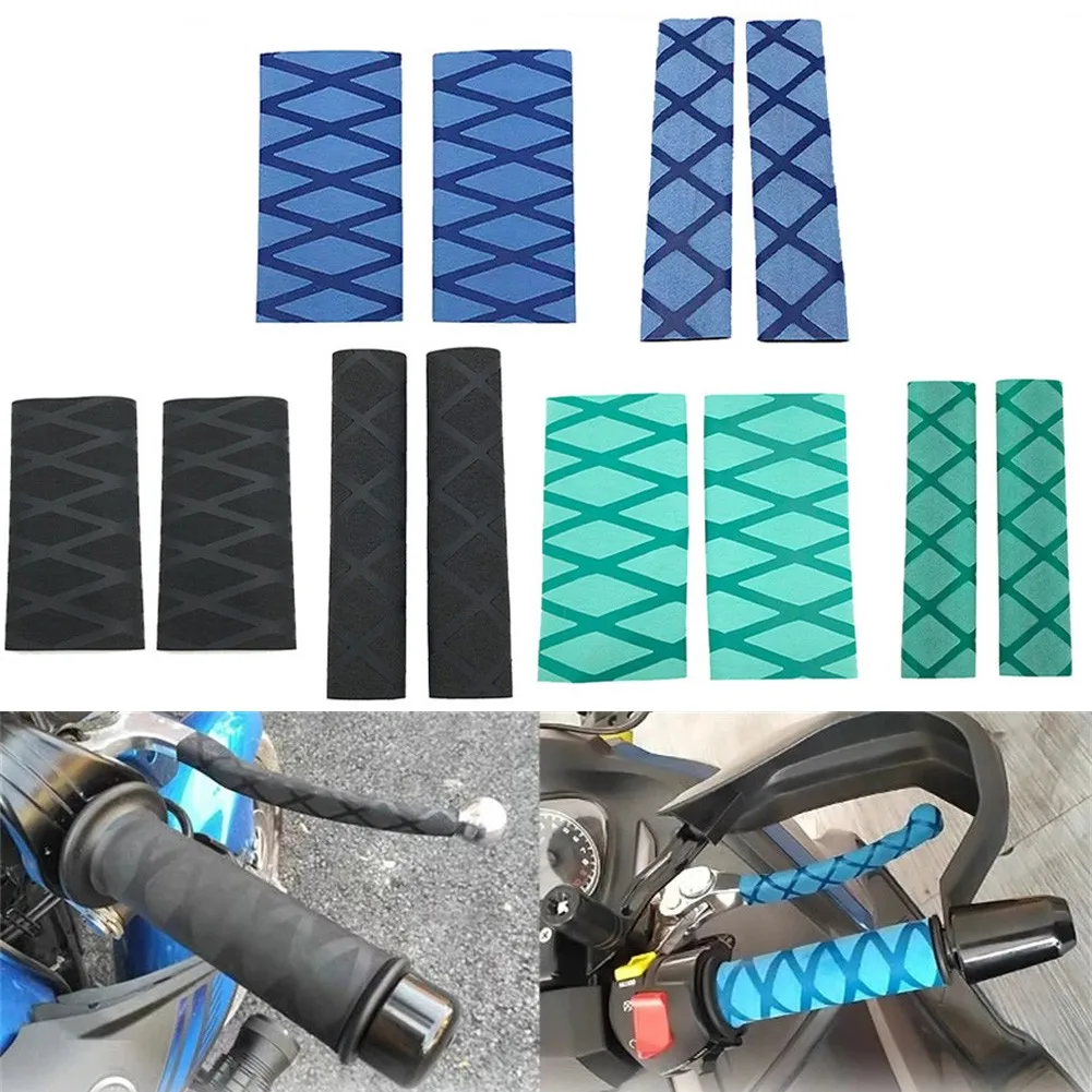 

4pcs Handlebar Cover Anti-slip Heat Shrink Motorcycle Grip Rubber Gloves Universal For BMW R1250GS R1200GS ADV Accessories