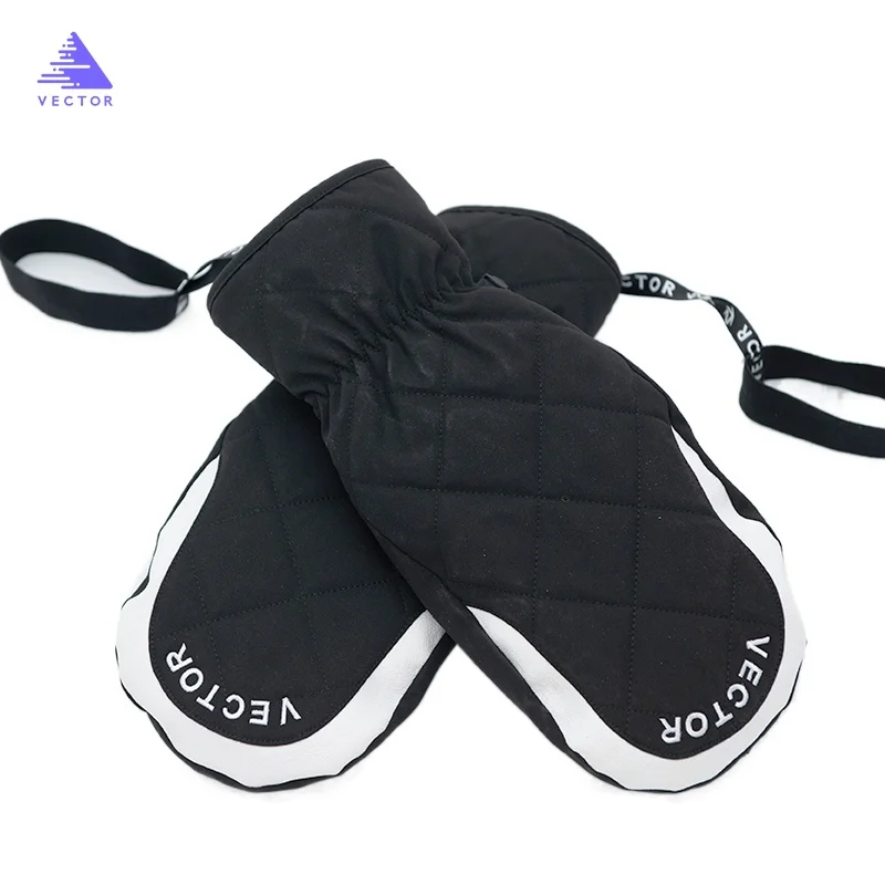 Очень толстые женские 2 в 1 варежки лыжные перчатки для сноуборда мужские зимние