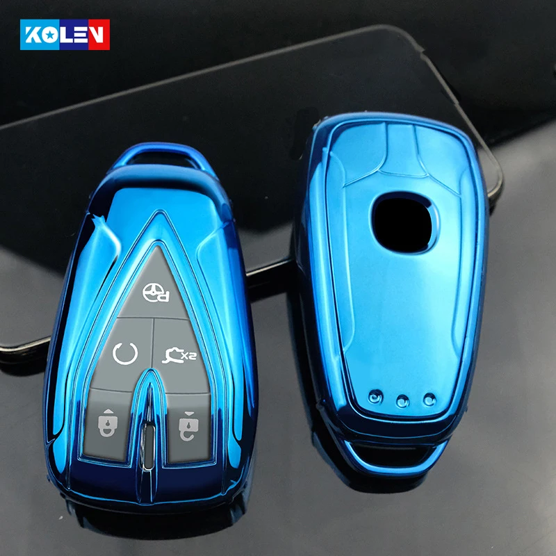 Мягкий ТПУ чехол для ключа автомобиля с дистанционным управлением Changan CS35Plus CS55Plus