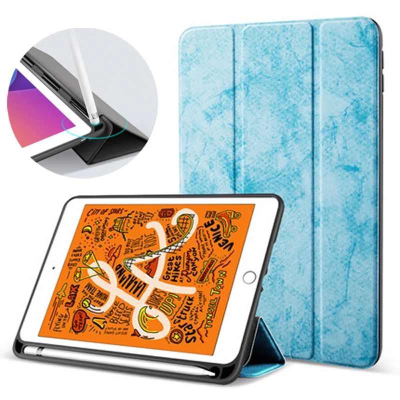 Чехол для iPad air 2019 Мягкий защитный чехол умный Pro 10 5 сна с держателем карандашей