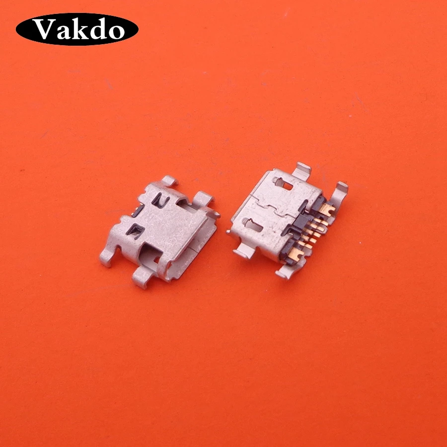 100 шт./лот зарядный порт Micro USB док разъем мини сменный штекер для телефона ZTE ZMAX Z970