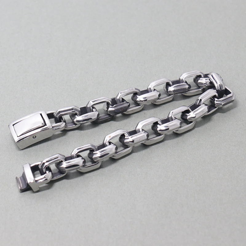 

Мужской браслет-цепочка из нержавеющей стали 316L, 10 мм