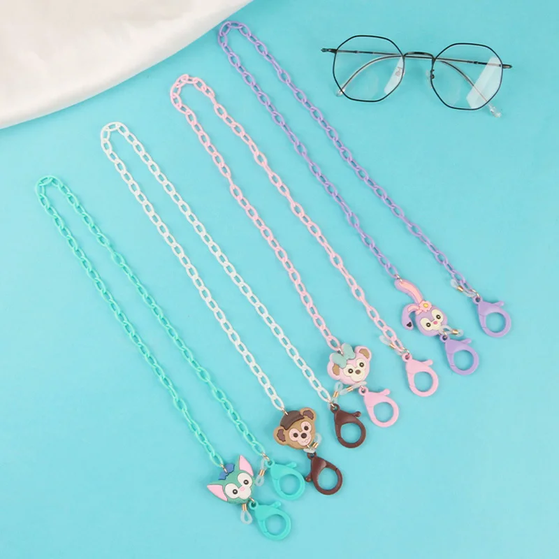 2023 Cute Bear Acrylic Children Mask Chain Holder Lanyard Student Fashion Bunny Charm Glasses Neck Strap for Woman Gifts |