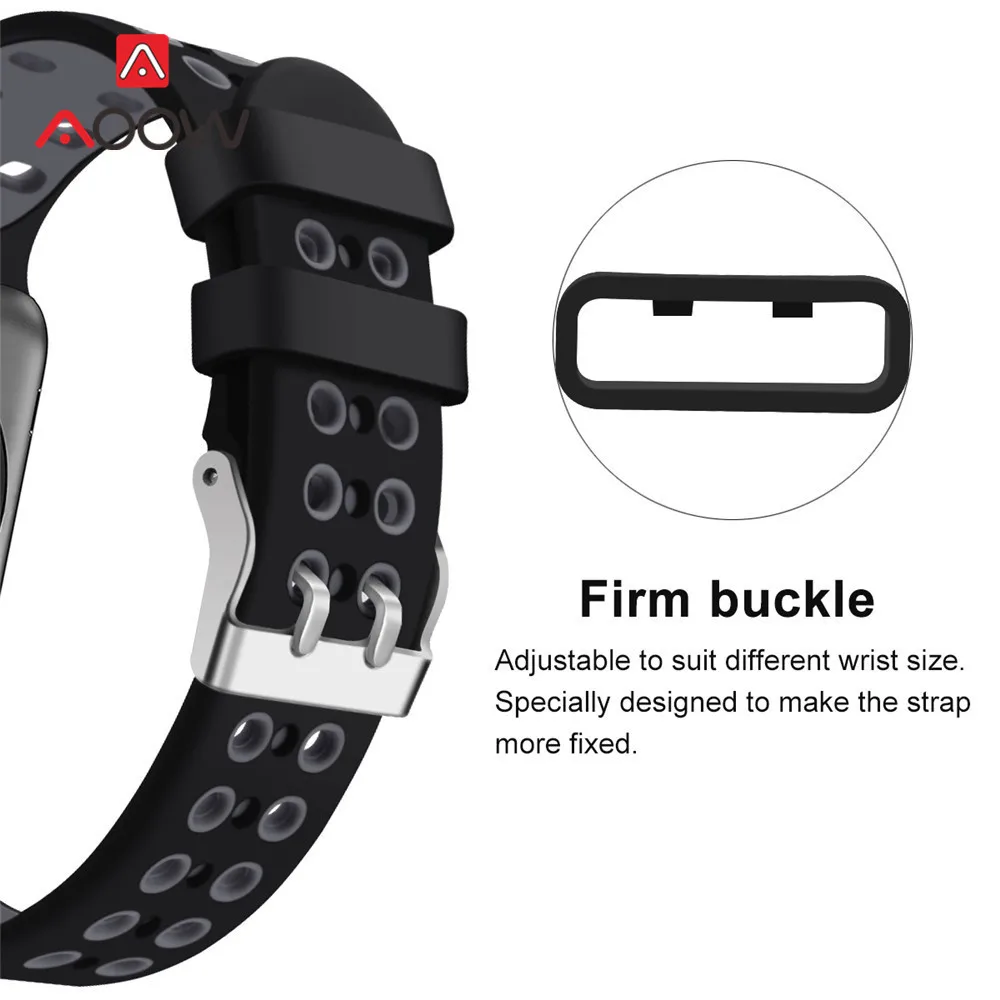 Силиконовый спортивный ремешок для часов Apple Watch 4 40 мм 44 мм 38 мм 42 мм с пряжкой дышащий браслет с отверстиями ремешок для iwatch 1 2 3