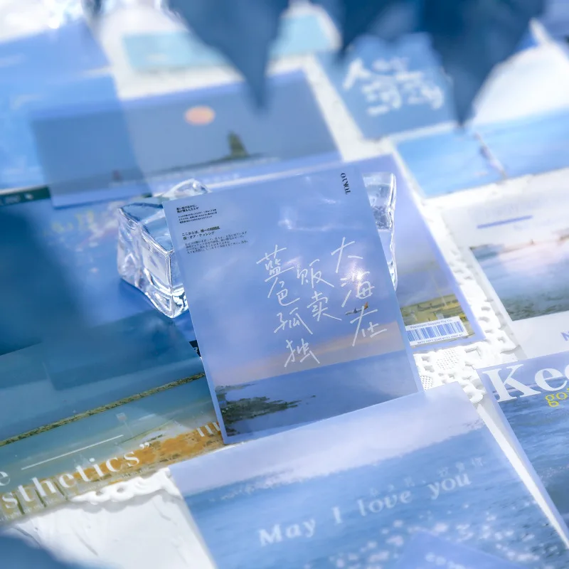 

40Pcs/pcak Journaling Decorative Sticker Photography Scenery Stickers For Scrapbooking Planner Diary Albums Decoration