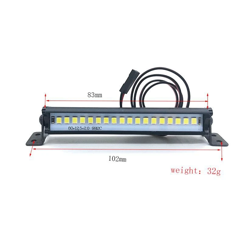 

Super Bright 18LED 83MM Lights Bar With 3 PCS 25T Aluminum Alloy Adjustable Damping Servo Arm Horn