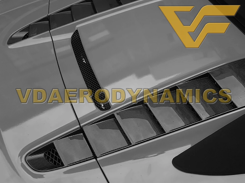 Подходит для 07 15 Audi R8 V8 V10 Spider задняя часть двигателя из углеродного волокна
