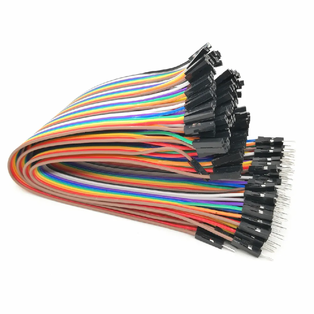 Dupont Line 10 30 см 120 шт. 40 контактный штекер гнездо перемычка кабель для arduino Набор