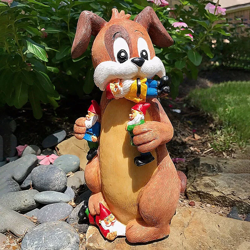 

Mini Garden Statues Hanging Bunny Figurine Rabbit Indoor Outdoor Decorations Cute Rabbit Art Garden Home Decor