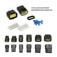 1 sets waterproof 2346810 pin way wire connector plug car auto sealed electrical set car truck connectors