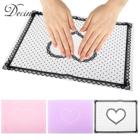 nail art hand pillow manicure table mat silicone desk pad washable foldable nail polish hand holder arm wrist rest cushion tools