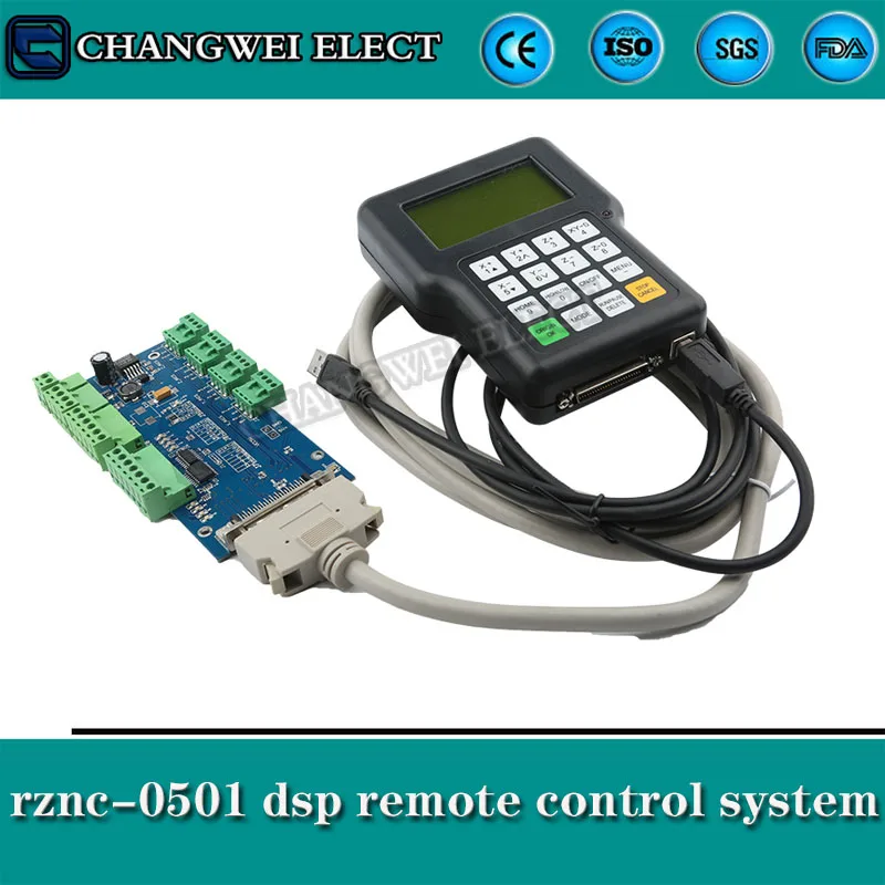 Rznc-0501 dsp система дистанционного управления с 3-осевым ЧПУ маршрутизатором dsp0501 hknc