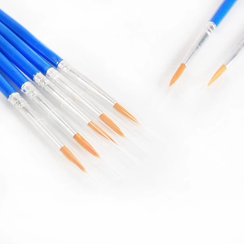 

100 PCS Fine Hook Line Nylon Pen with 50 PCS Empty Paint Strips Paint Cup