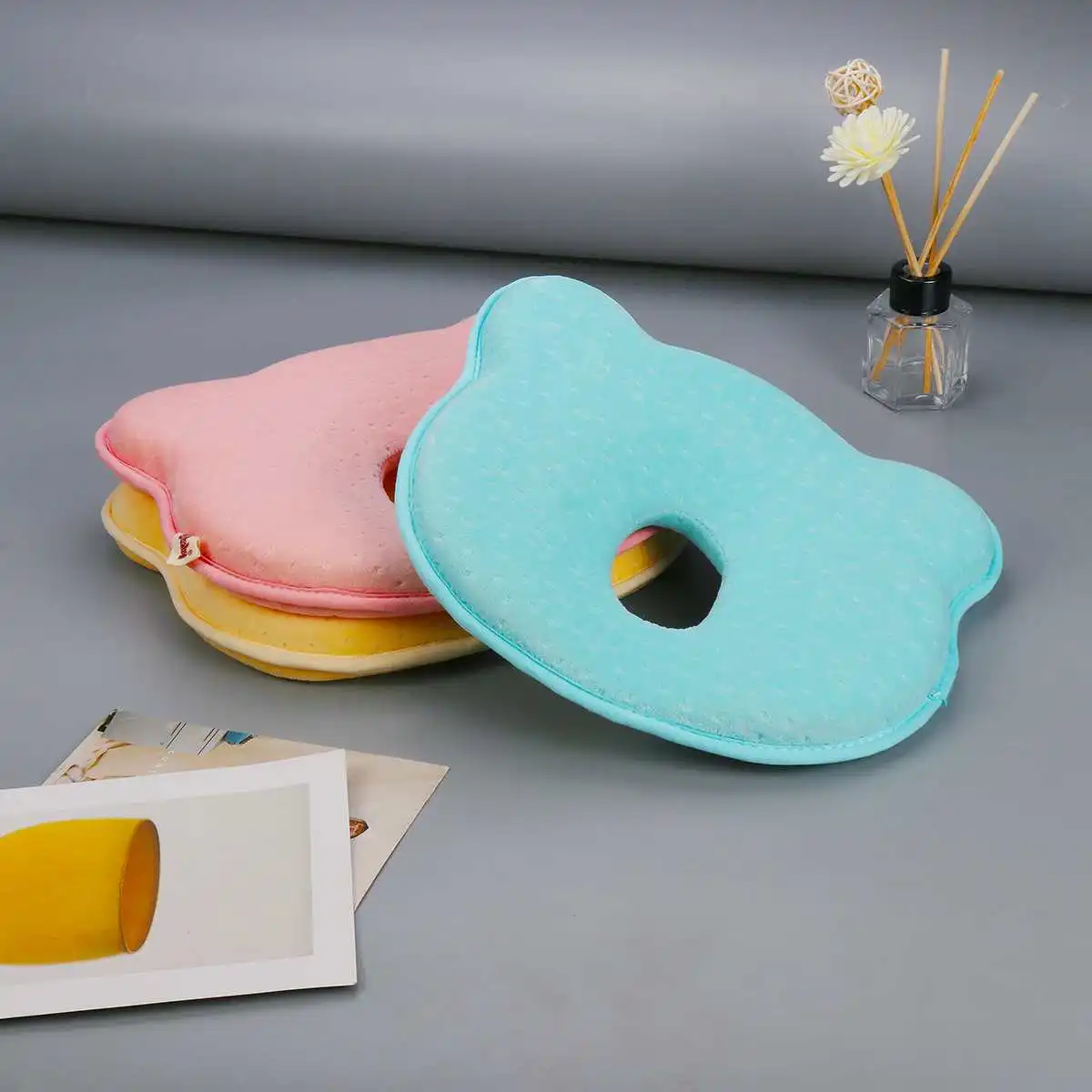 

Baby Nursing Pillow Infant Protection Newborn Sleep Support Concave Cartoon Pillow Printed Shaping Cushion Prevent Flat Head