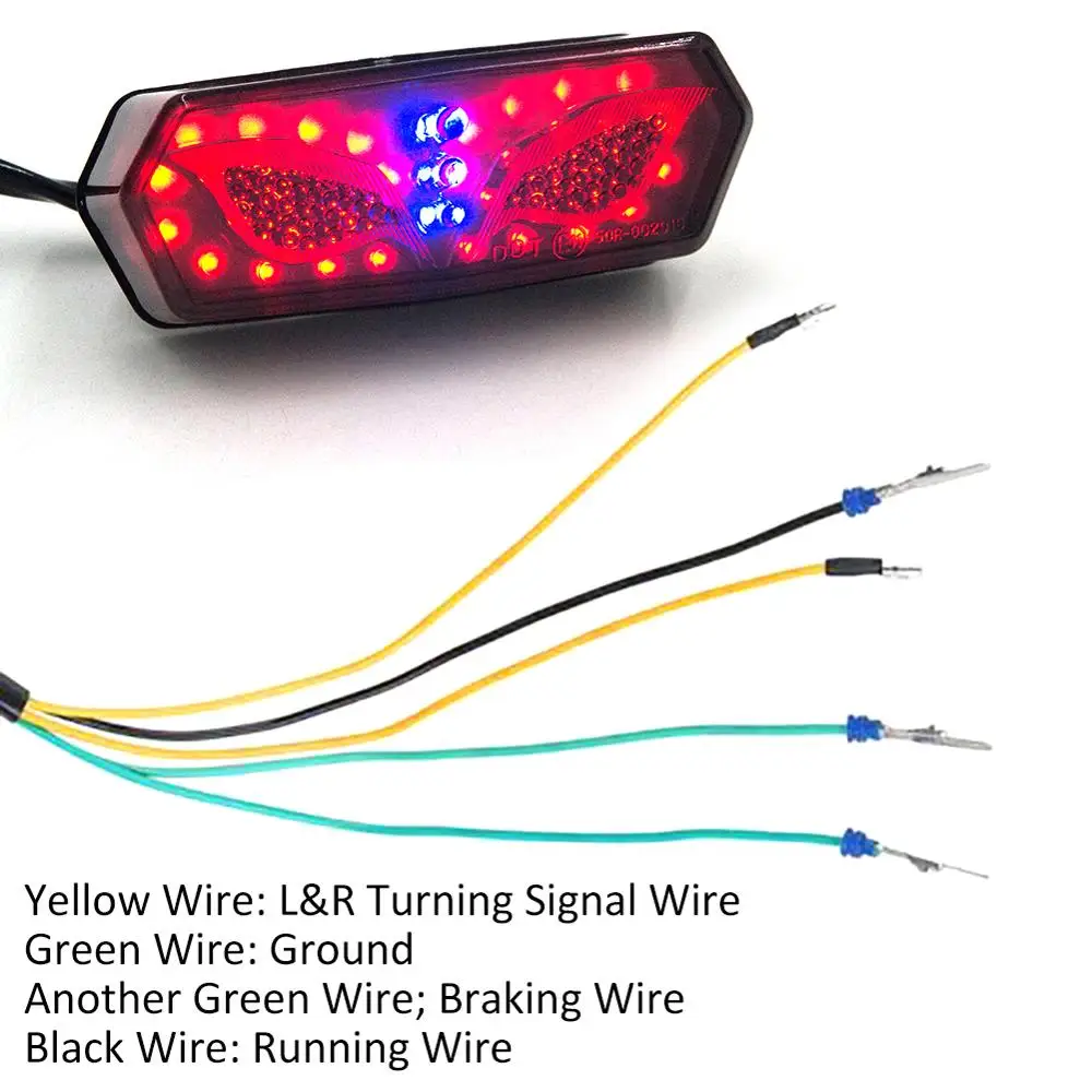 Интегрированный Светодиодный стоп сигнал для мотоцикла задний светильник Honda Grom