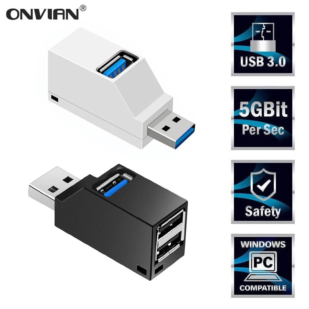 Onvian usb хаб 3 0 Мульти адаптер удлинитель для головок мини PLC сплиттер Порты dockFor ПК