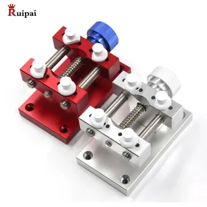 Большой чехол-тиски из нержавеющей стали с держателем для часов для ремонта часов