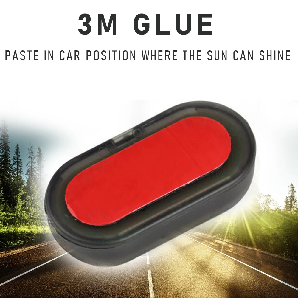 1 Pc LED Car Fake Security Light Solar Powered Simulated Dummy Alarm Wireless Warning Anti-Theft Caution Lamp Flashing Imitation |