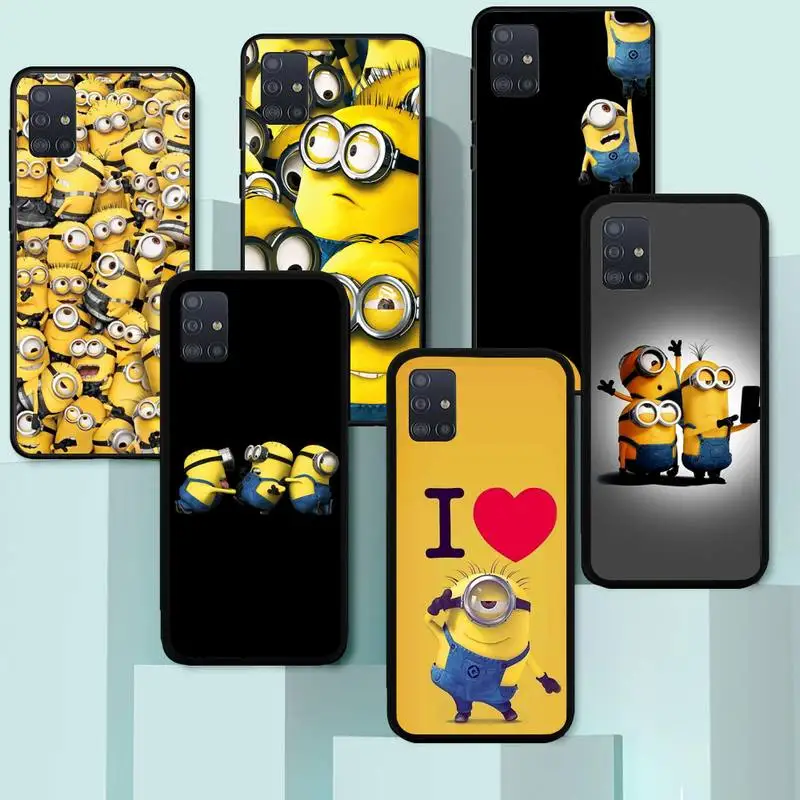 

Cute Cartoon Miniones Yellow Phone Case for Huawei honor 7A 8X 8s 9 9X 10 10i 20 30 Play Lite Pro S Fundas Cove