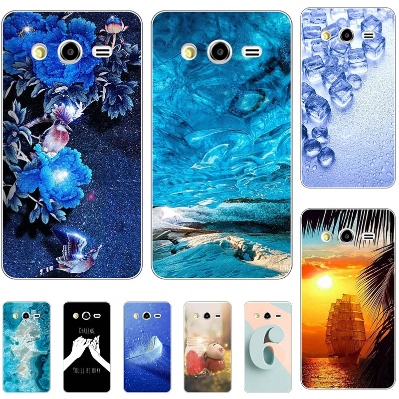 Чехол для Samsung Galaxy Grand Duos i9082 i9080 Neo Plus i9060 i9062 модный крутой мультяшный цветочный
