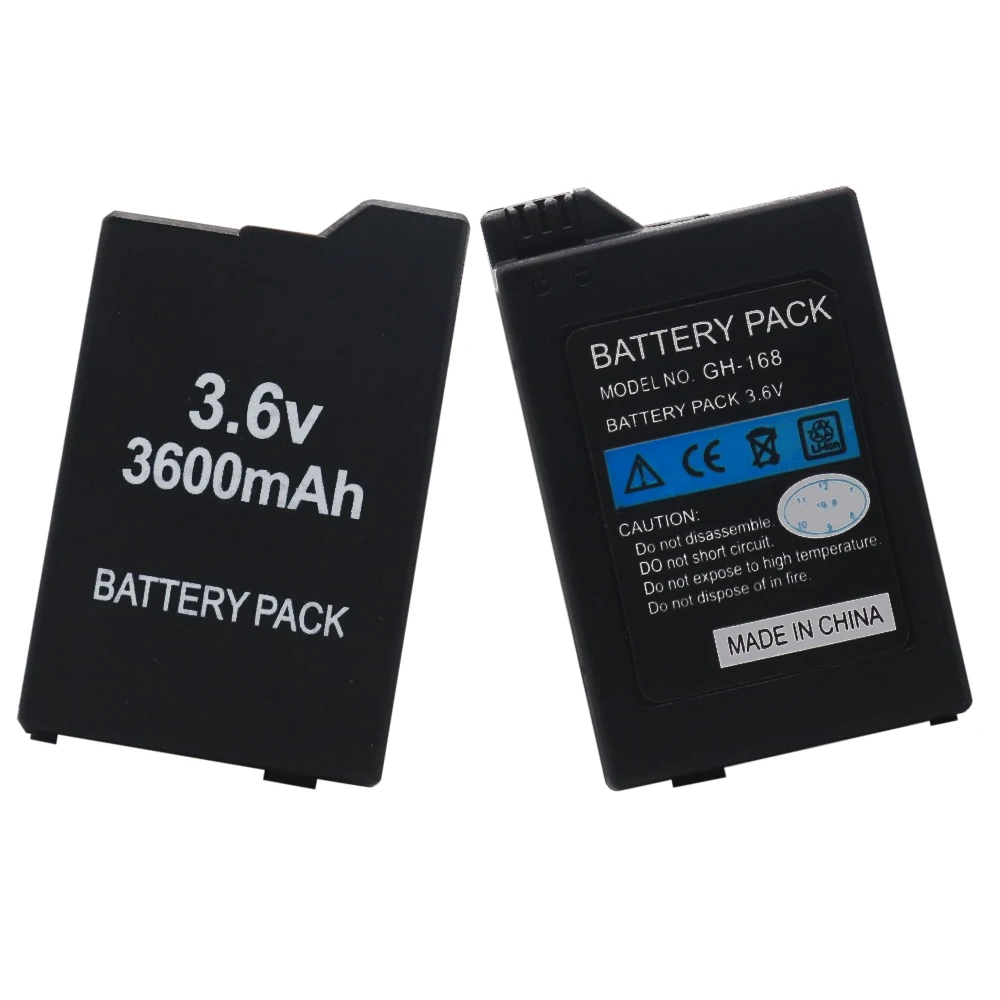 2шт 3600mAh 3 6 V литий ионный аккумулятор Замена для Sony PSP 2000/3000 S110 консоль|Батареи| |