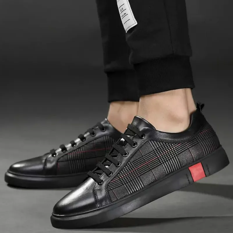 Мужские кроссовки WEH из натуральной кожи модная мужская обувь 2020 роскошные