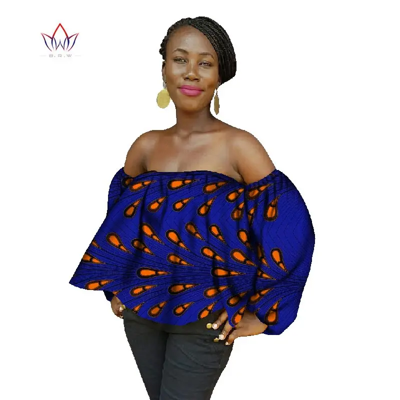 Новинка 2020 летние женские топы в африканском стиле рубашка из вощеного хлопка с