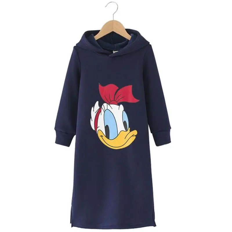 Детские платья 2019 г. Осенне-зимнее платье с длинными рукавами героями