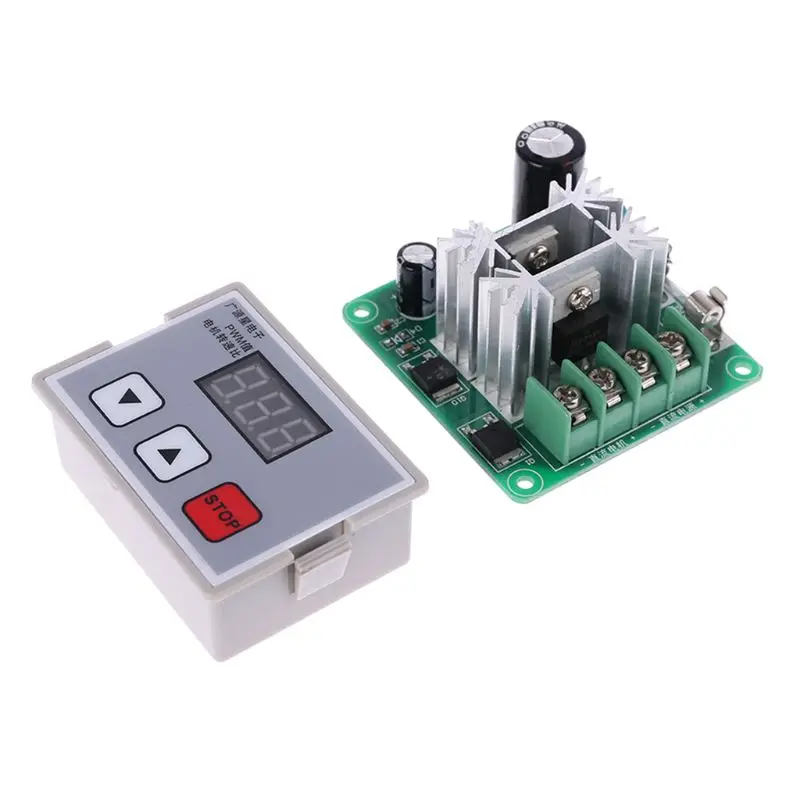 DC 12V 24V 10A мотор контроллер скорости ШИМ с цифровым двигатель дисплея Регулировка скорости двигателя контроллер скорости ШИМ