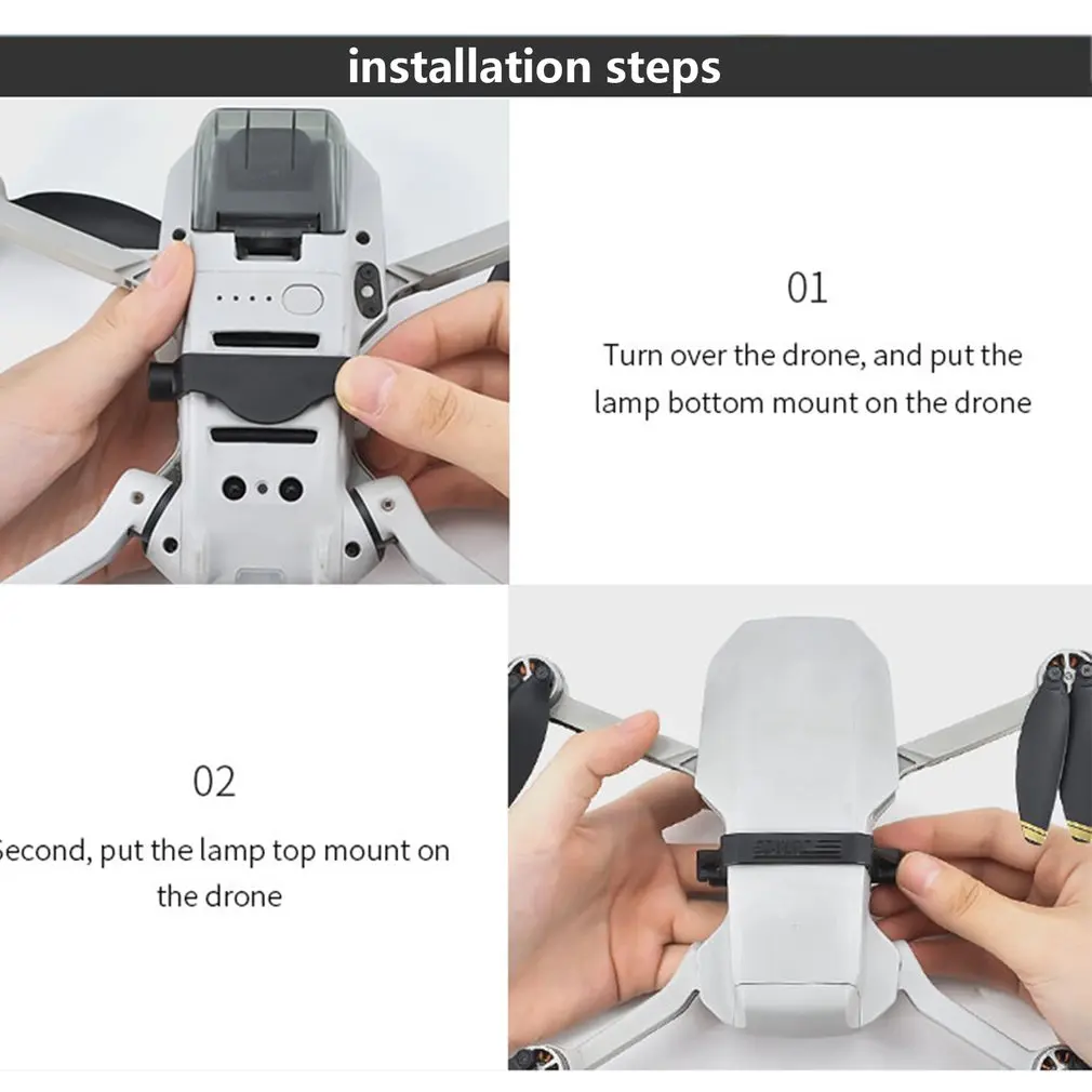 For DJI Mavic mini Flash LED Filght Light Lamp Kit for DJI Mavic mini Night Flight Searching Lighting Drone Accessories