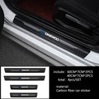 Авто-Стайлинг 4 шт. углеродного волокна порога углеродного волокна Стикеры наклейки для Daewoo Espero Nexia Matiz Lanos Nubira