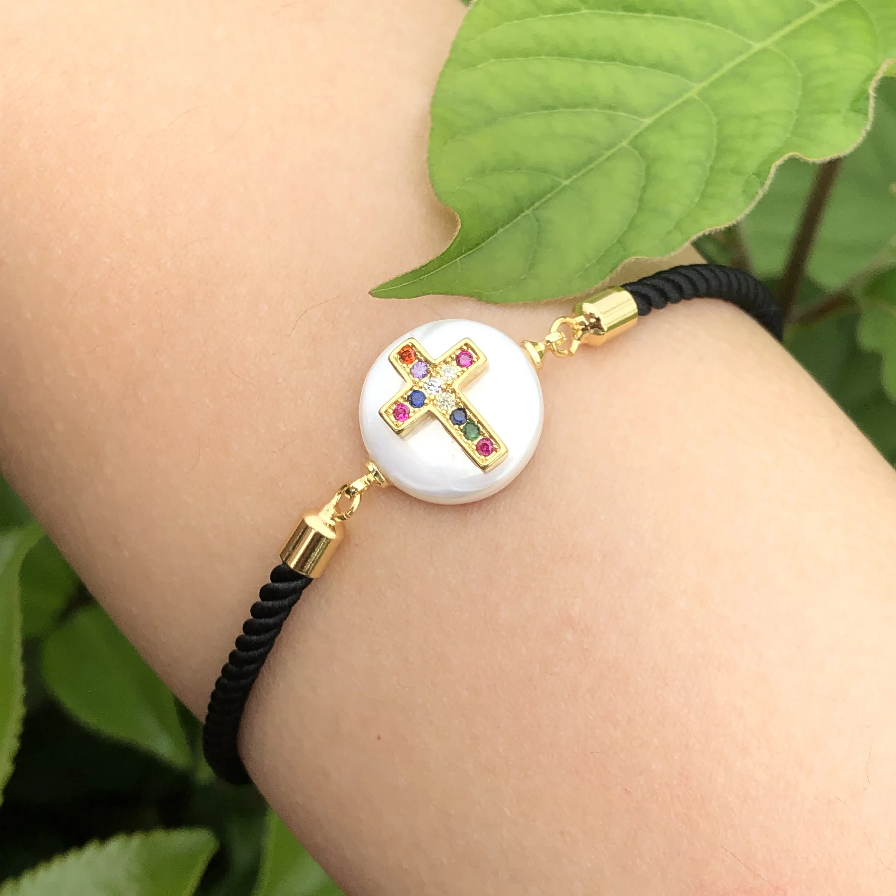 Жемчужная оболочка крестообразный соединитель аксессуары для браслетов своими