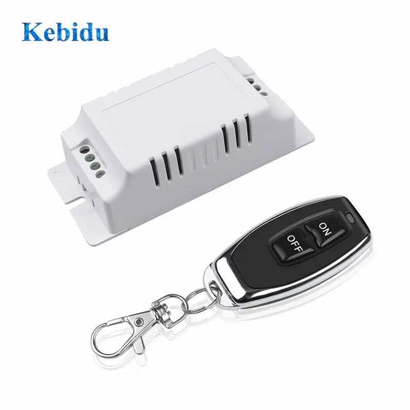 KEBIDU AC 85 250 В 2CH релейный модуль приемника и 433 МГц радиочастота дистанционное