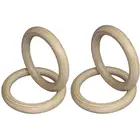 Новинка 2 шт. Портативный 2832mm деревянный кольцо комплект блины для кроссфита гимнастические кольца тренажерного зала Наплечные прочность дома Фитнес учебного оборудования