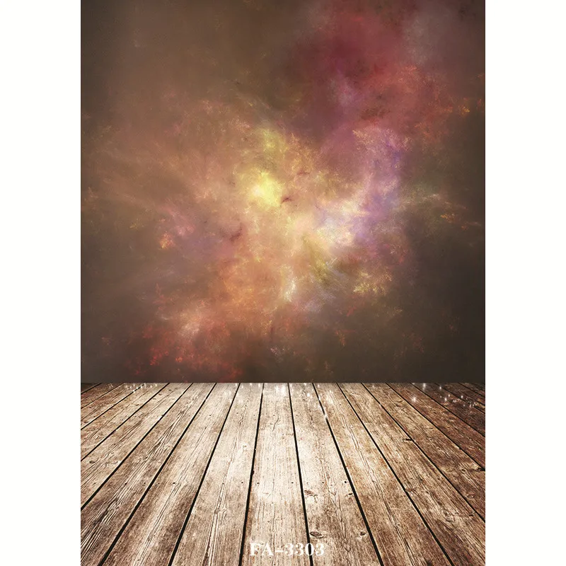 

Vinyl Custom Photography Backdrops Prop Space Starry Sky and floor Theme Photography Background FA20419-108