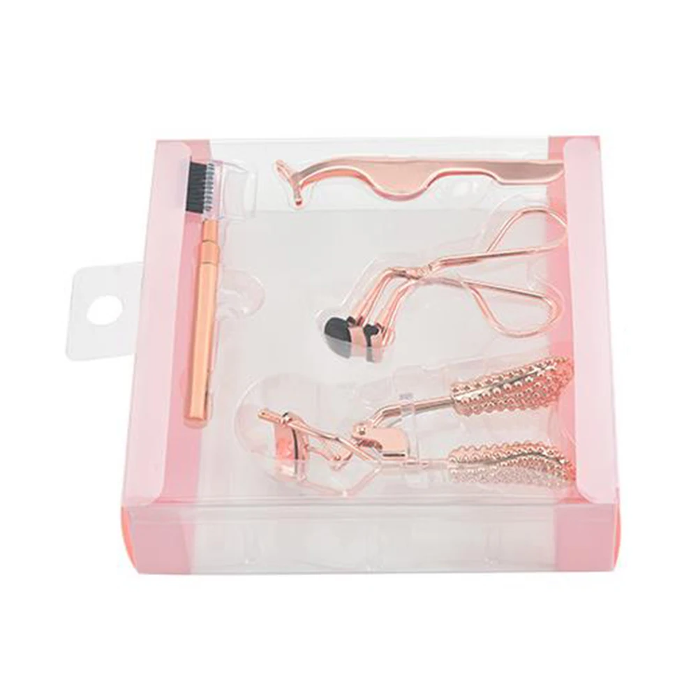 4 шт./компл. триммер для бровей из нержавеющей стали розового золота