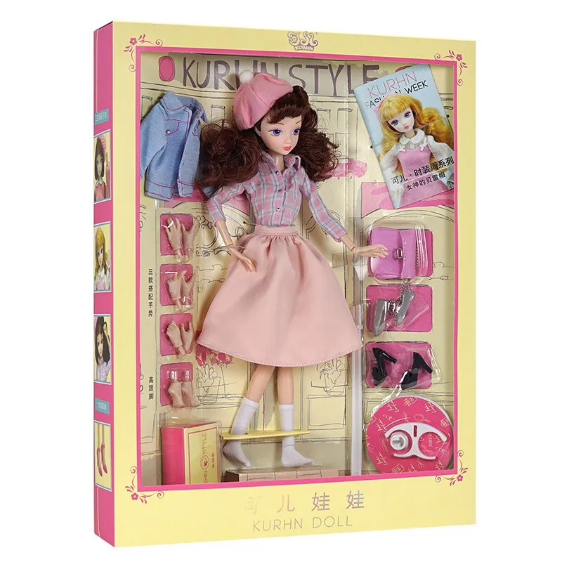 Кукла шарнирная с подвижными суставами и сумкой для обуви|Куклы| |