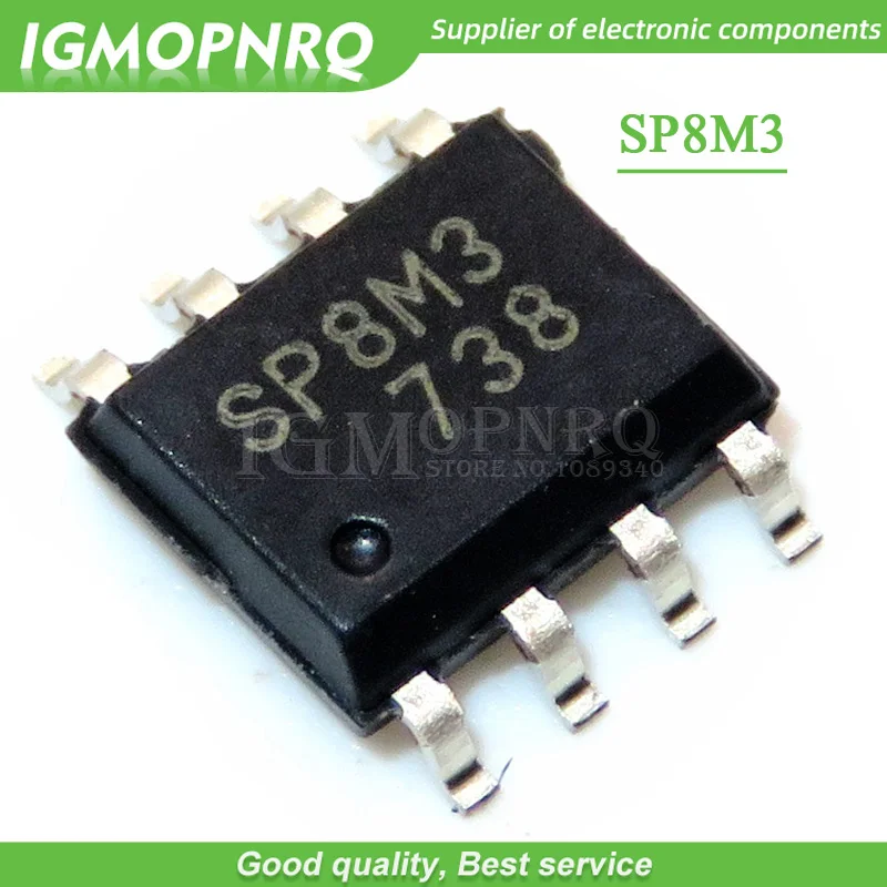 10 шт. SP8M3 лапками углублением SOP-8 8M3 СОП SMD