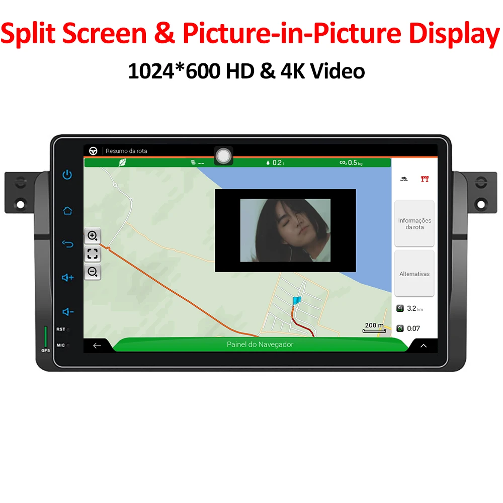 YAZH 4 Гб 64 ГБ Автомобильный радиоплеер для BMW E46 1998 2005 с Android 9 0 GPS Navi мультимедиа &quotIPS